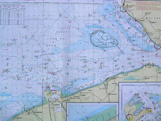 zeekaart noorzeekust