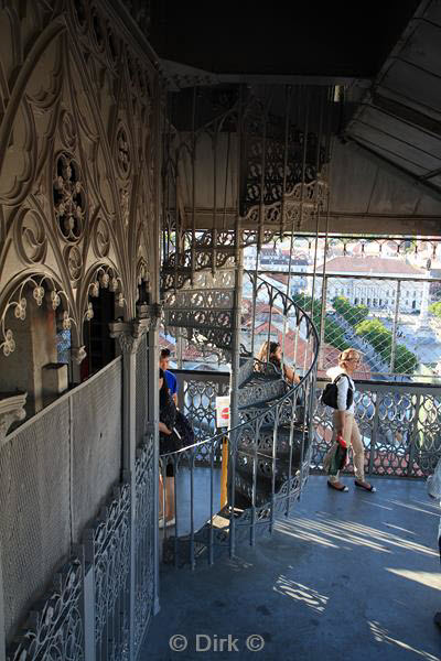 citytrip lissabon portugal Santa Justa lift