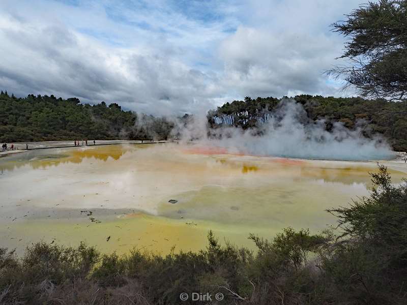 nieuw-zeeland geothermisch park wai-o-tapu