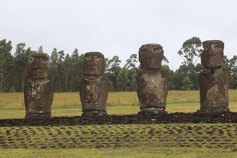 paaseiland moai beelden ahu akivi