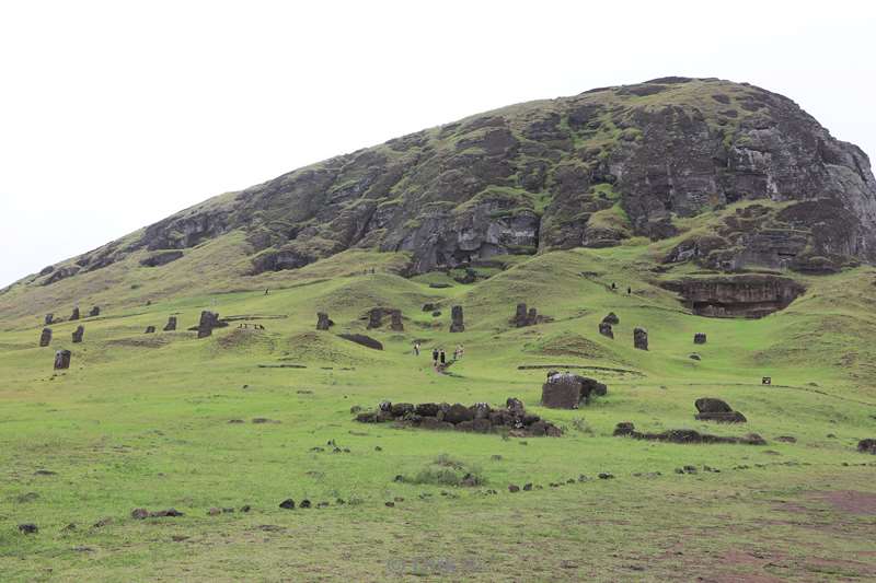 paaseiland moai beelden Rano Raraku