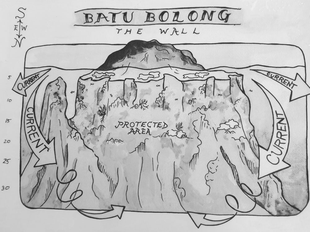 map duikplaats batu belog