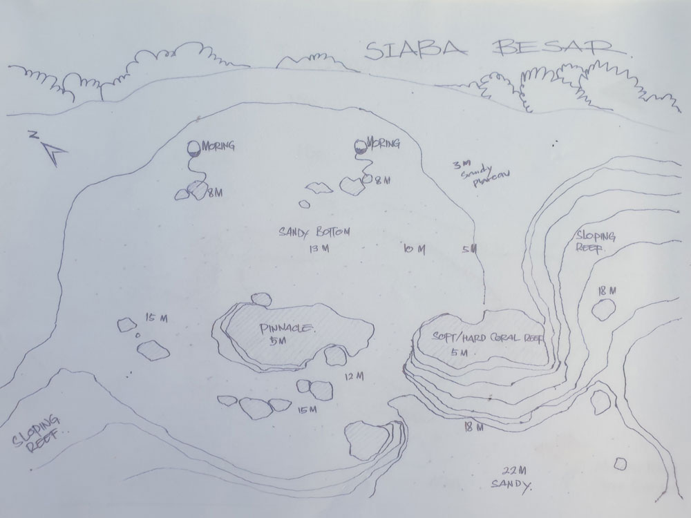 map duikplaats siaba basar komodo