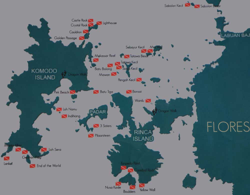 duikplaatsen flores komodo indonesie