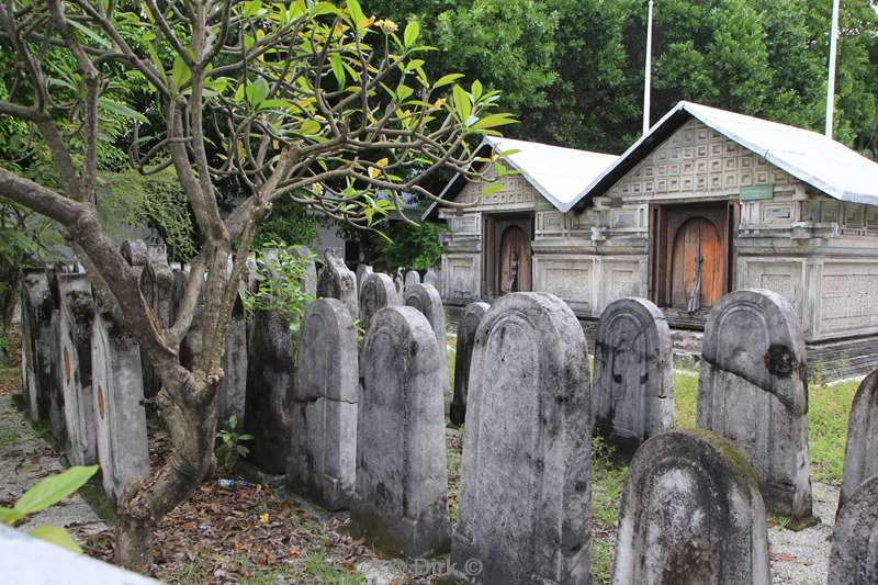 begraafplaats in Male in de Malediven
