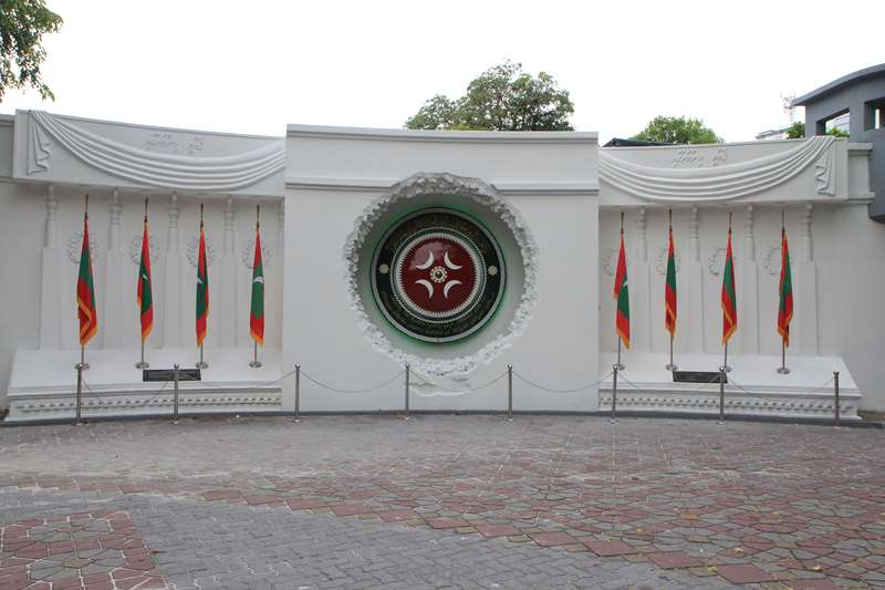 monument in Male in de Malediven